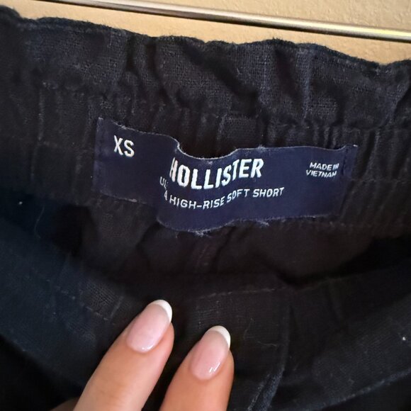 Hollister Livvy Ultra High-Rise Linen-Blend Shorts - Picture 4 of 4